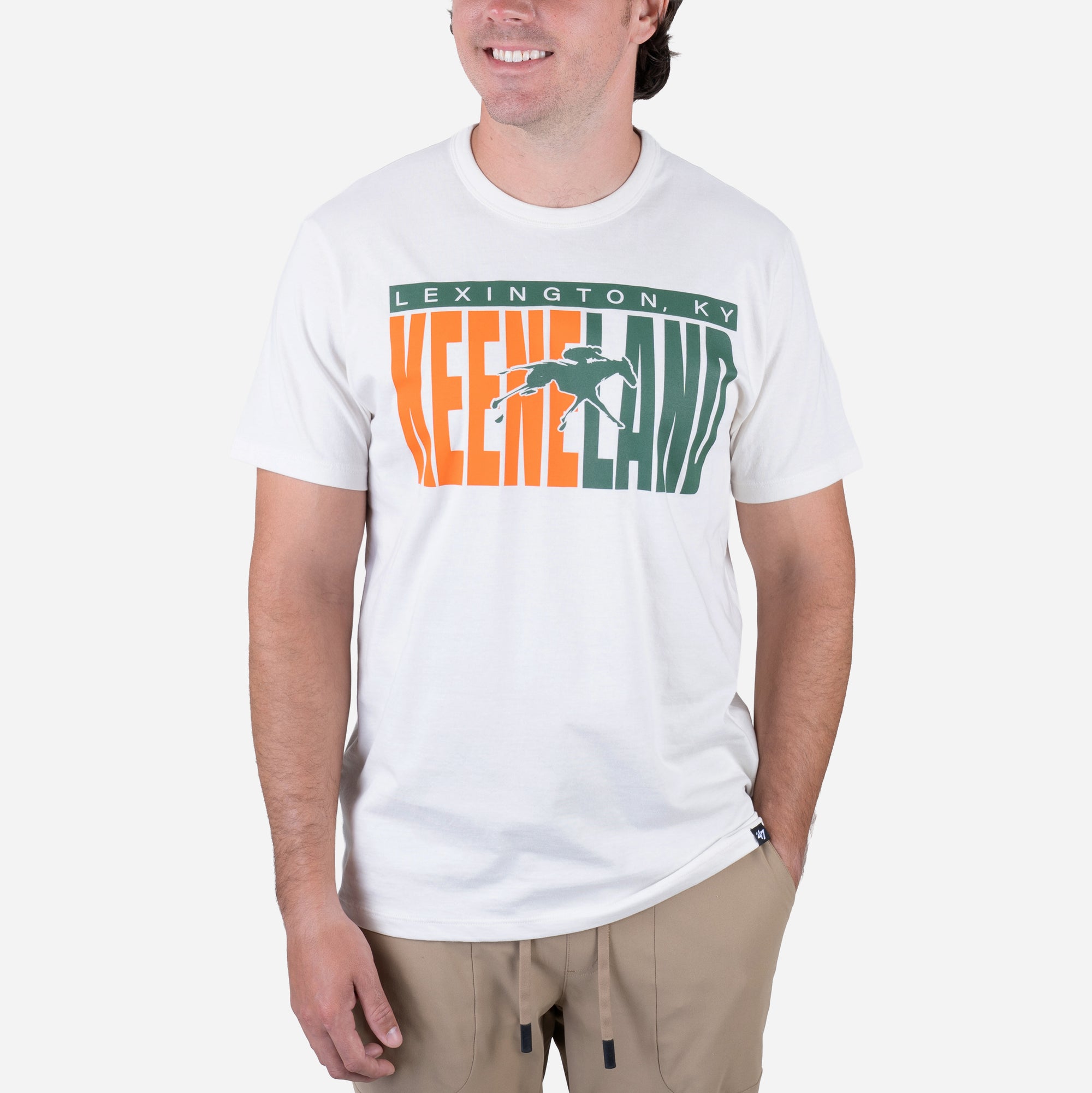 '47 Brand Keeneland Half Block Text Tee