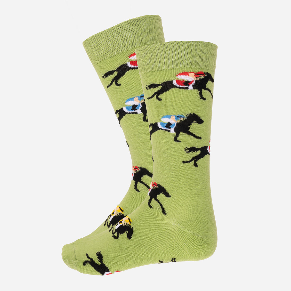 Horse &amp; Jockey Running Socks