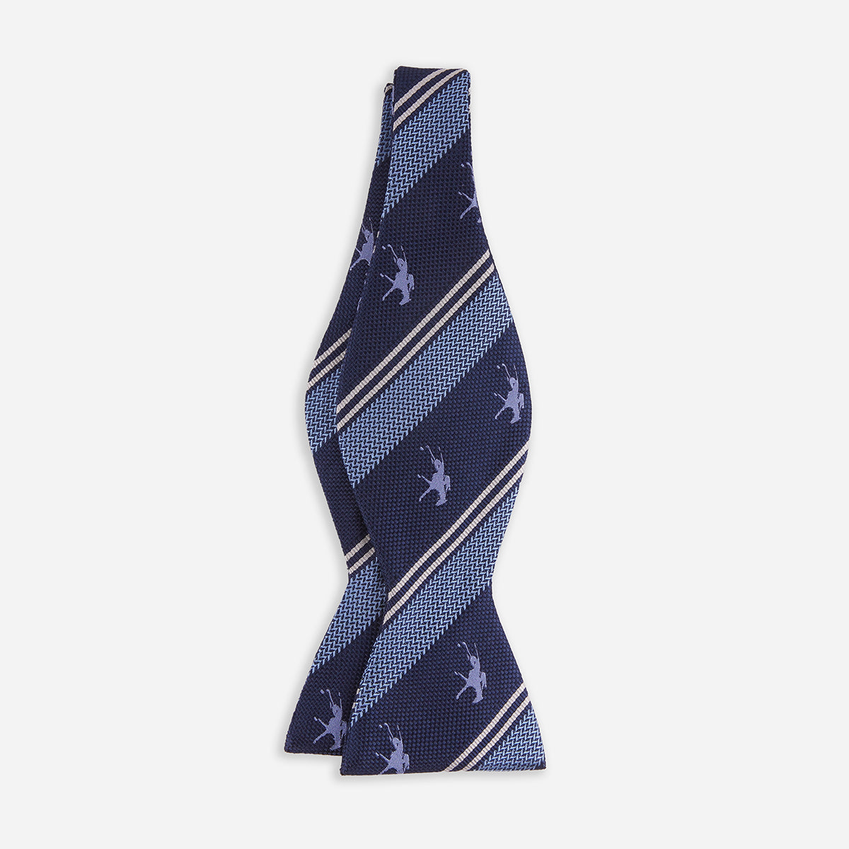 Keeneland Herringbone Stripe Bow Tie
