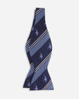 Keeneland Herringbone Stripe Bow Tie