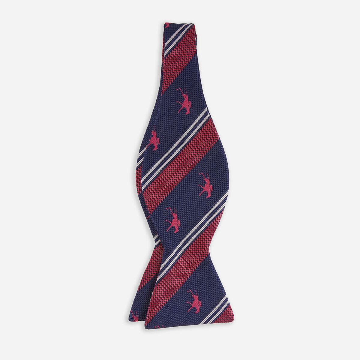 Keeneland Herringbone Stripe Bow Tie