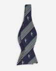 Keeneland Herringbone Stripe Bow Tie