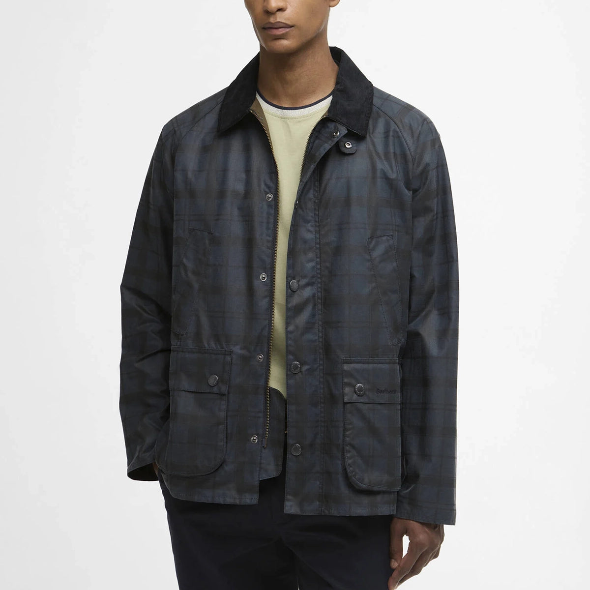 Barbour Men's Tartan Ambleside Wax Jacket