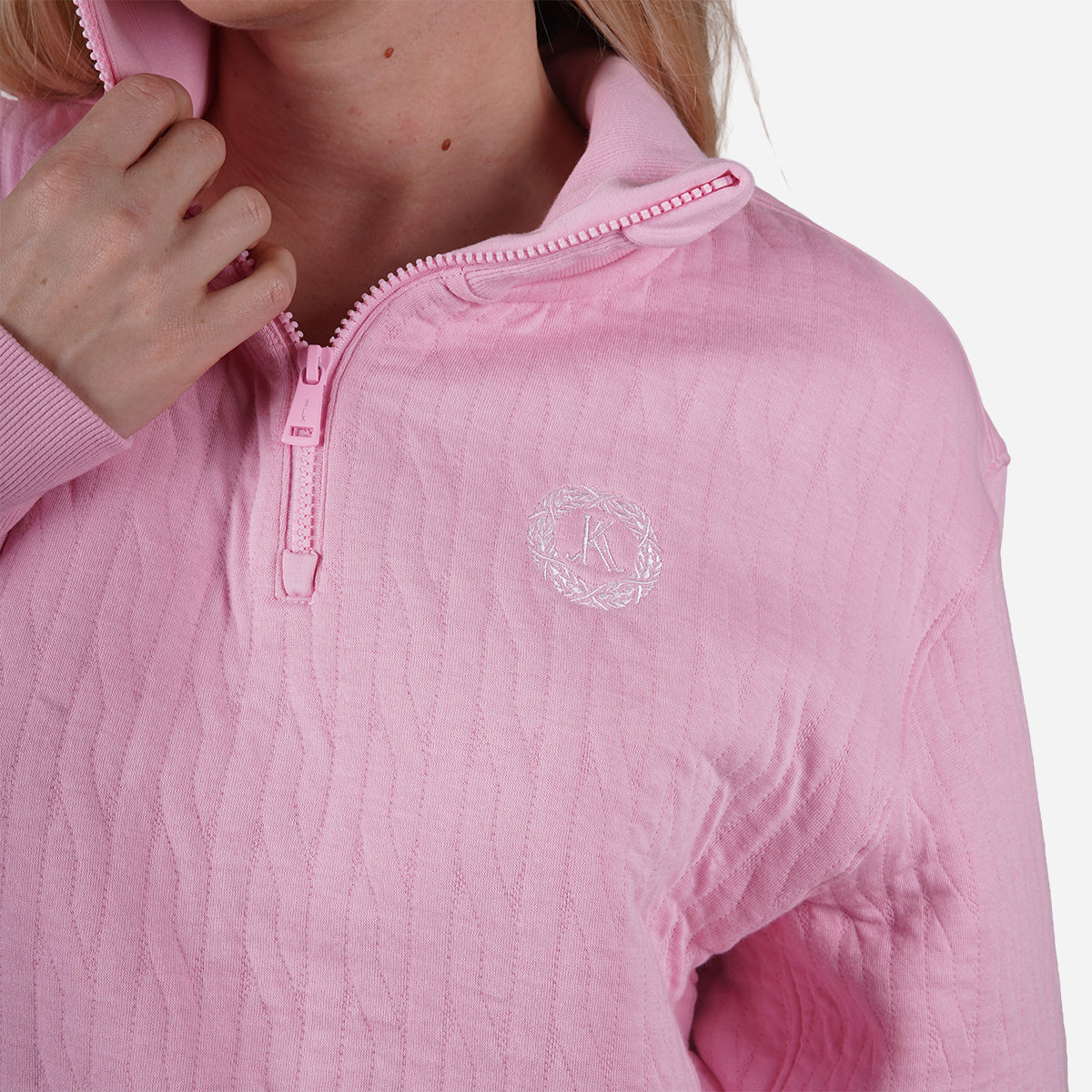Ralph Lauren Keeneland Women's Cable Quilted 1/4 Zip