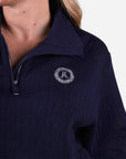 Ralph Lauren Keeneland Women's Cable Quilted 1/4 Zip