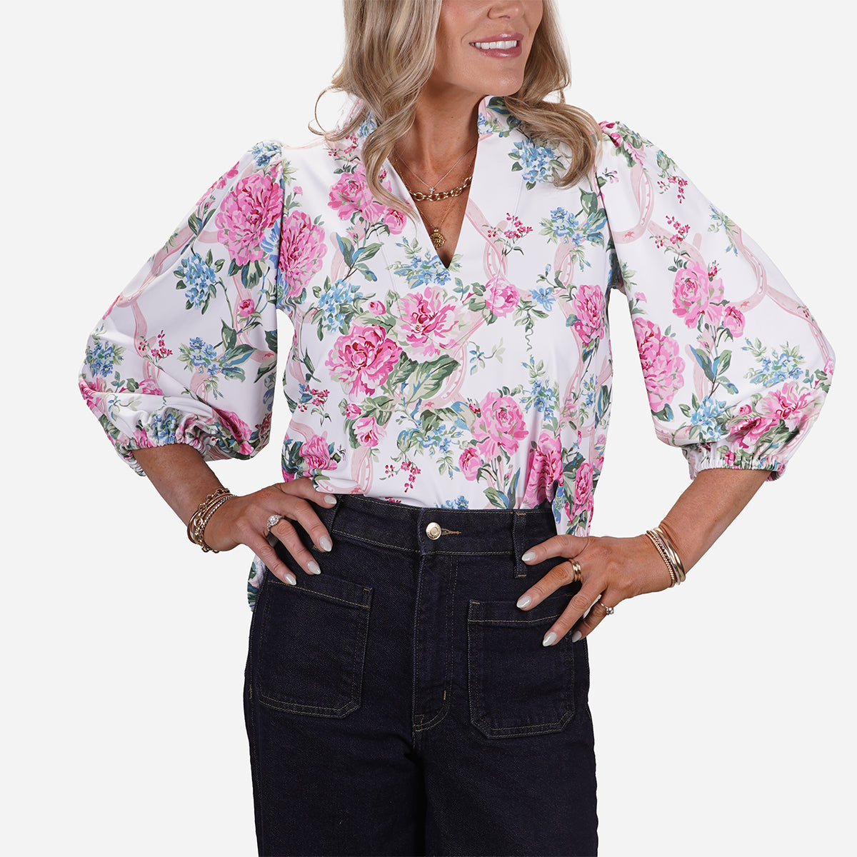 Smith &amp; Quinn Women's Horseshoe Horticulture Eliza Top