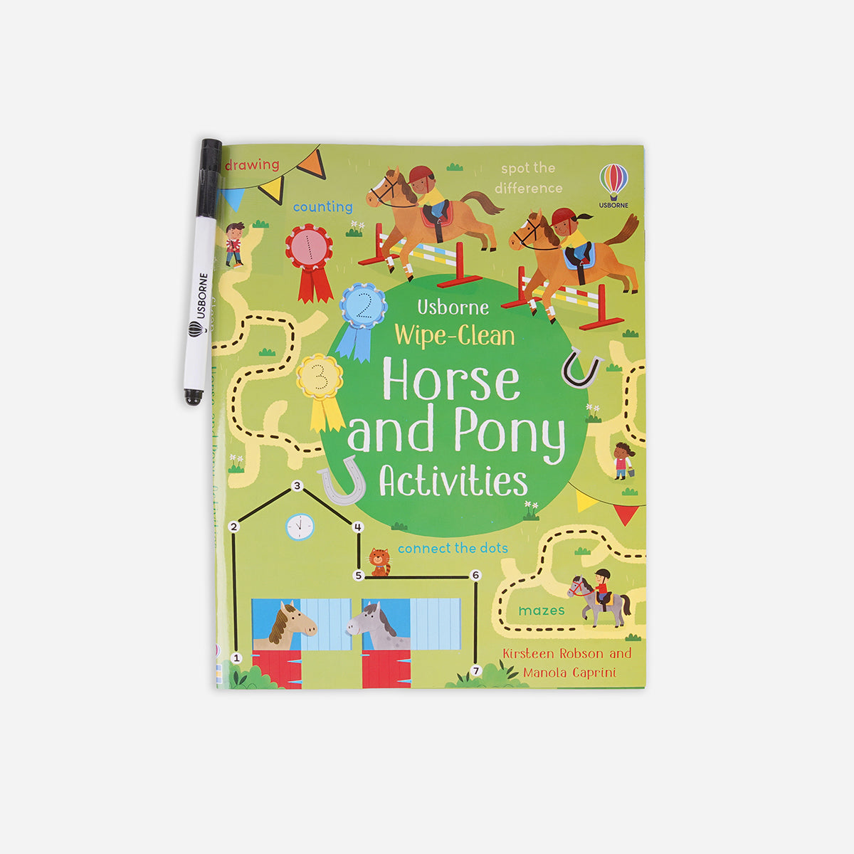 Wipe-Clean Horse and Pony Activities Book
