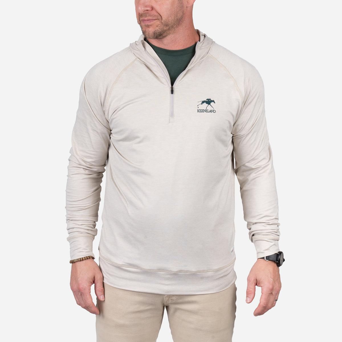 Reworn Keeneland Men's Milo 1/4 Zip Hoodie