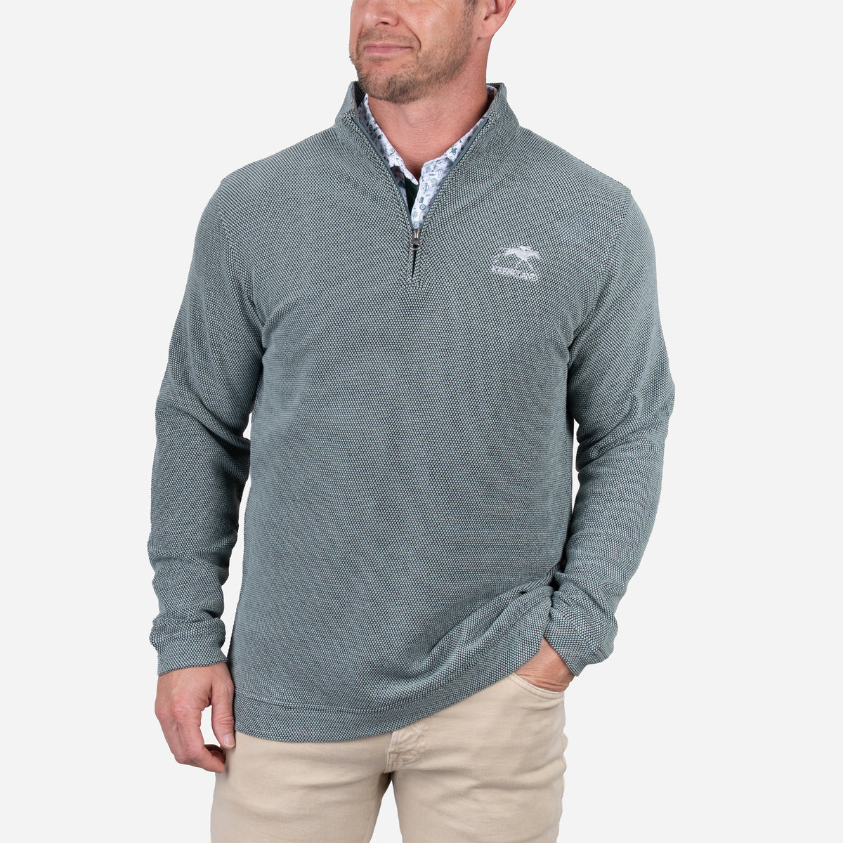 Reworn Keeneland Men's Axel 1/4 Zip
