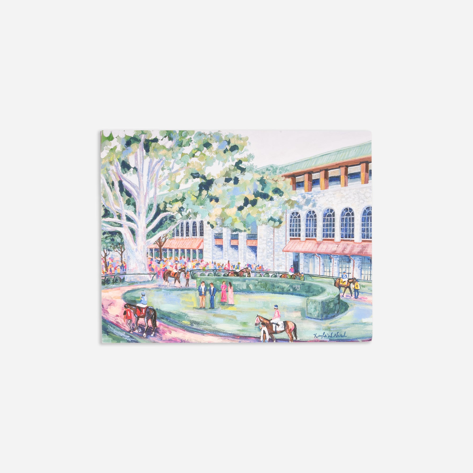 Kayla Weber Art Meet Me At The Paddock 11x14 Print