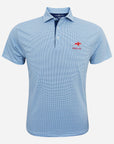 Horn Legend Keeneland Men's Flag Houndstooth Polo