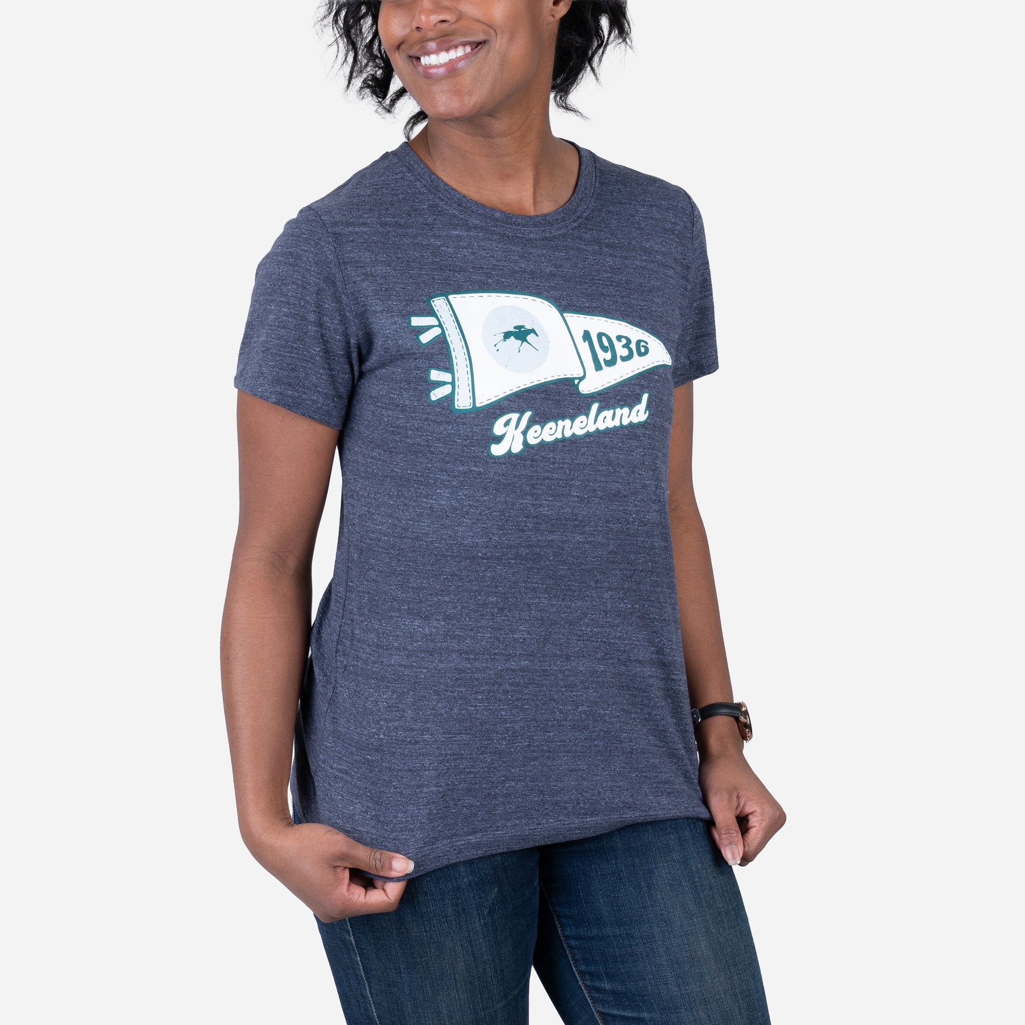 League Keeneland Women's 1936 Pennant Tee