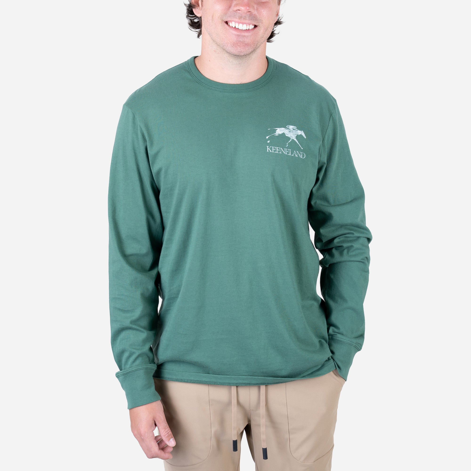 '47 Brand Keeneland Backer Franklin Long Sleeve Tee