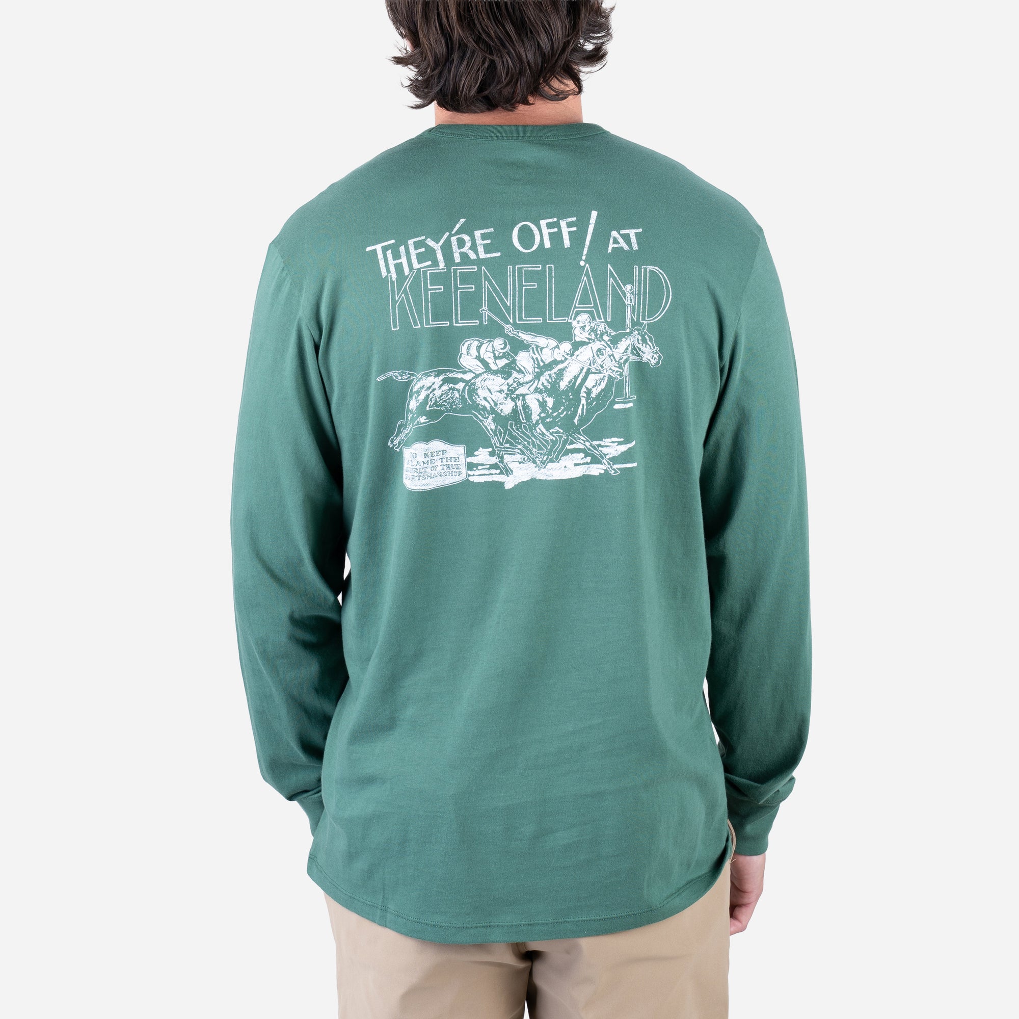 '47 Brand Keeneland Backer Franklin Long Sleeve Tee