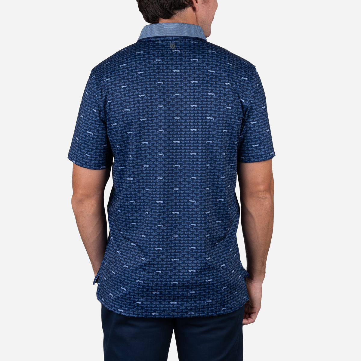 Greyson Keeneland Men's Running Wolf Polo