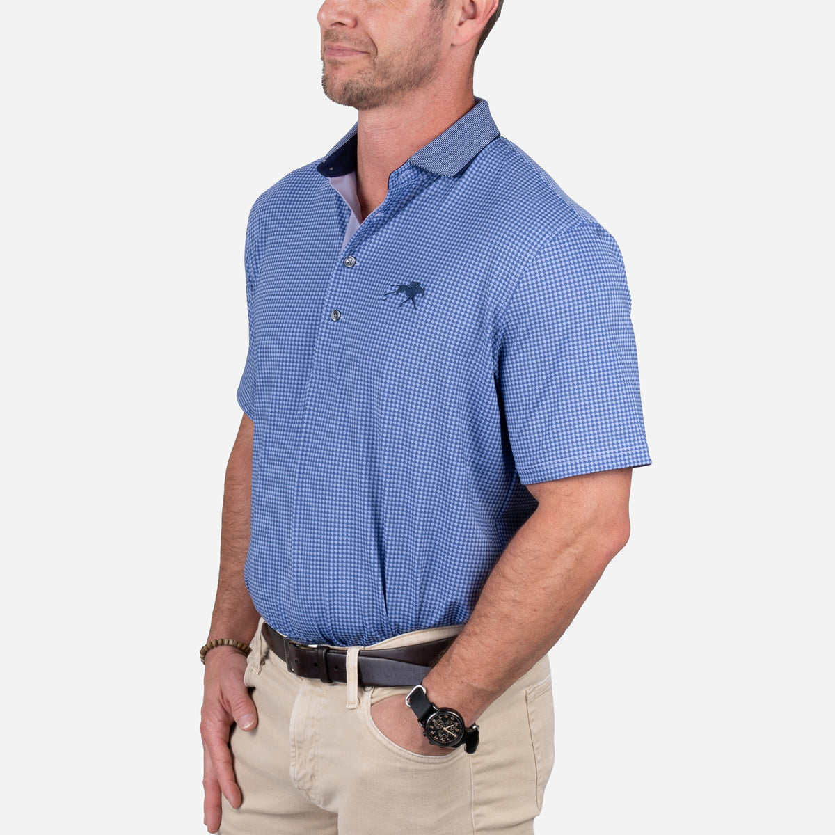 Greyson Keeneland Men's Wolvestooth Polo