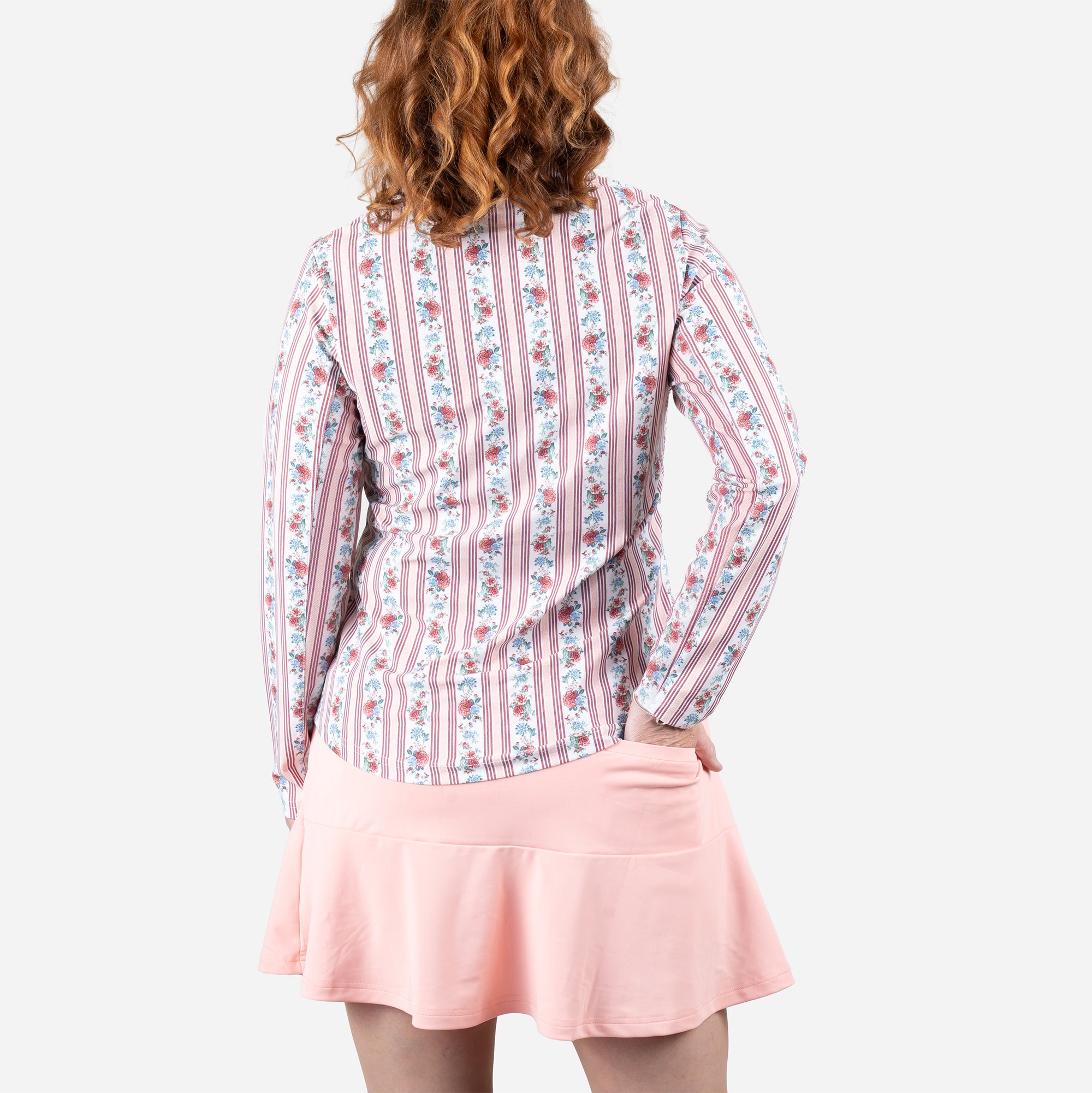 Smith &amp; Quinn Keeneland Women's Horticulture Stripe Ava 1/4 Zip