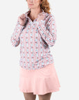 Smith & Quinn Keeneland Women's Horticulture Stripe Ava 1/4 Zip
