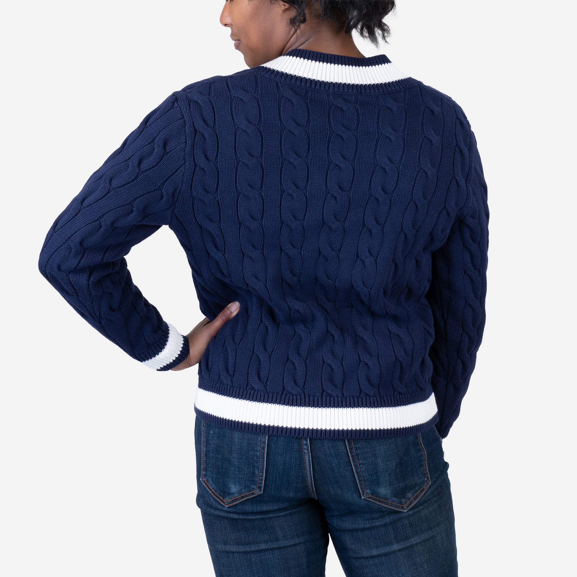 Ellsworth &amp; Ivey Keeneland Women's Brooke Cableknit Sweater