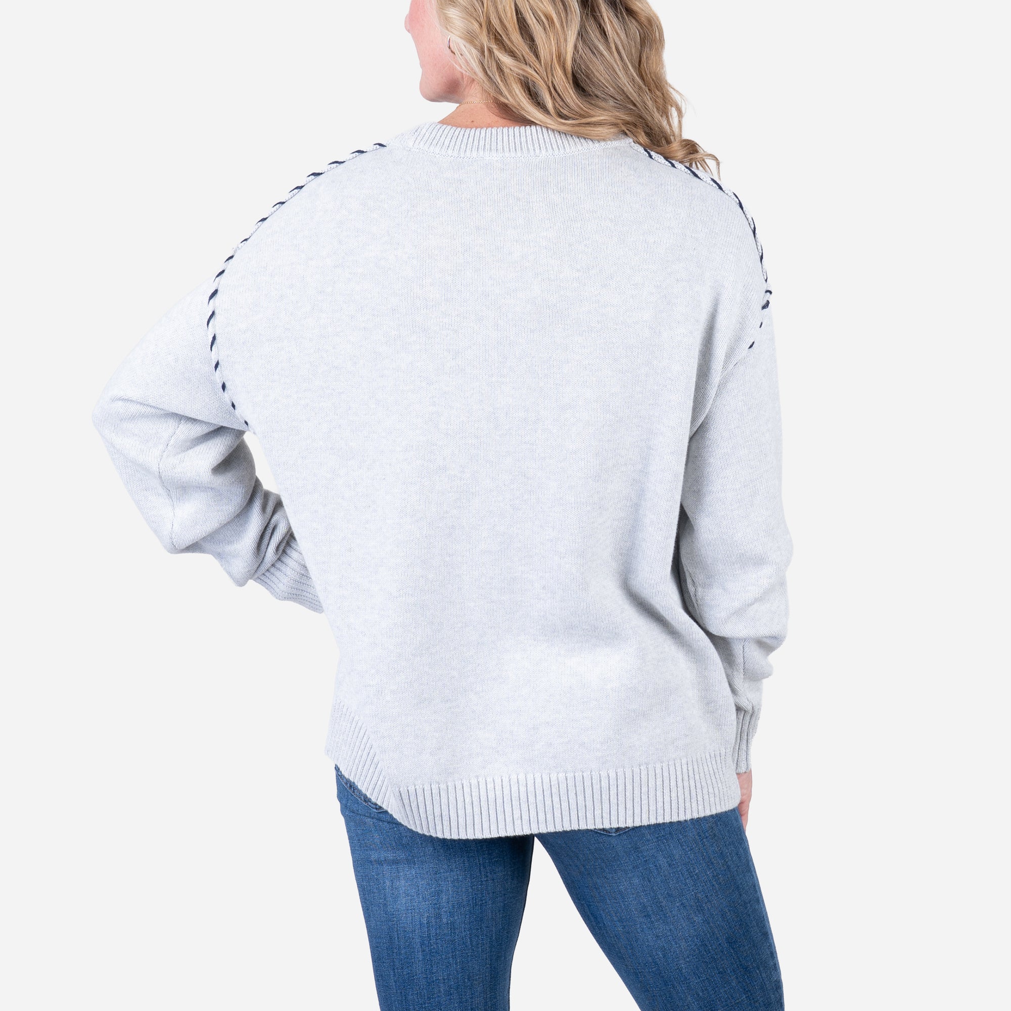 Ellsworth &amp; Ivey Keeneland Women's Pennant Riley Sweater