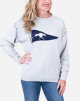 Ellsworth & Ivey Keeneland Women's Pennant Riley Sweater