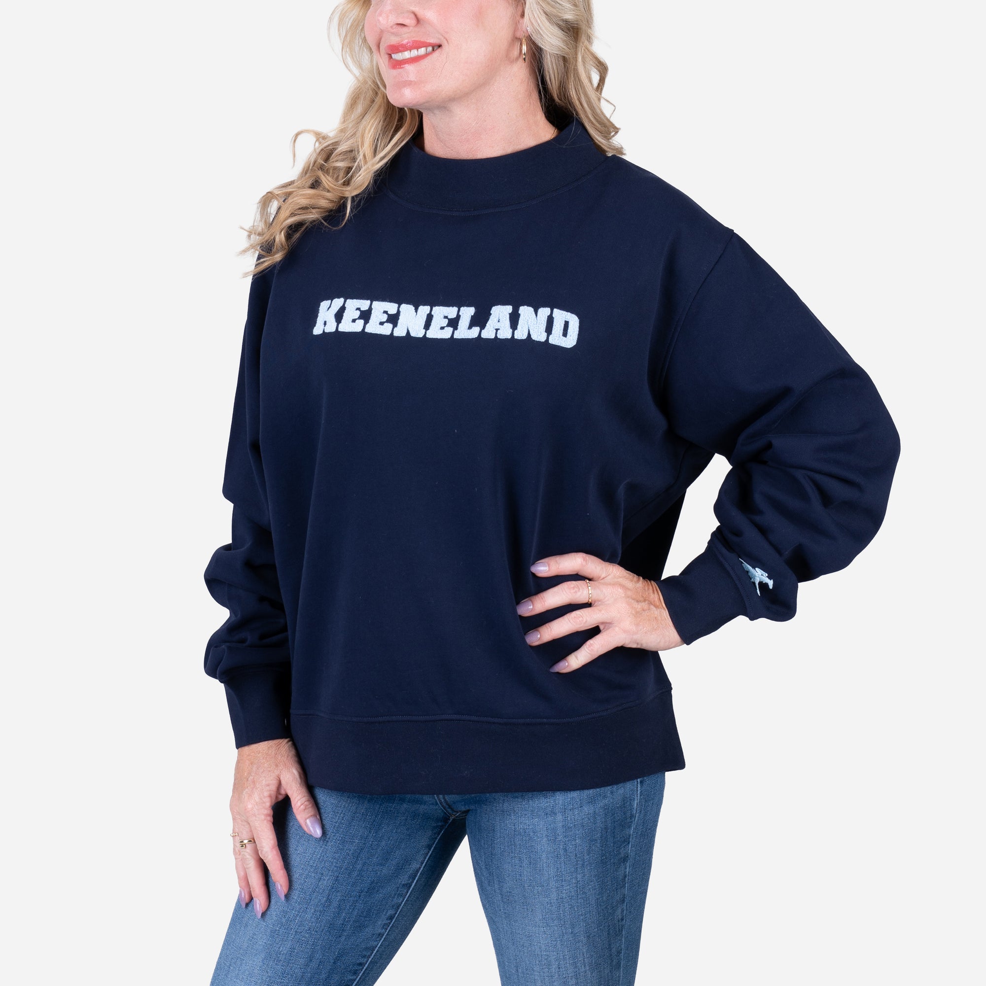 Ellsworth &amp; Ivey Keeneland Women's Chenille Rory Mockneck
