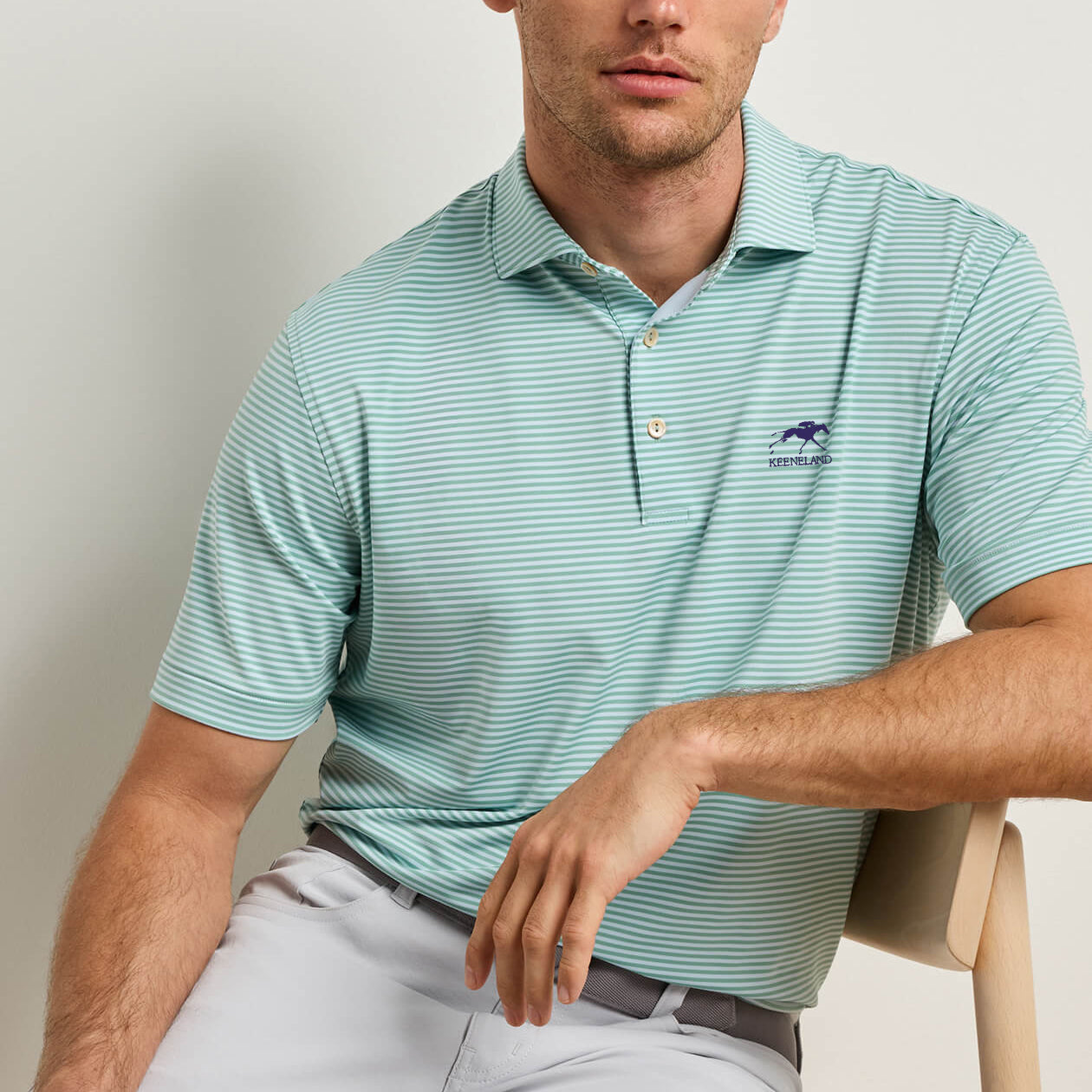 Peter Millar Keeneland Men's Hales Performance Polo