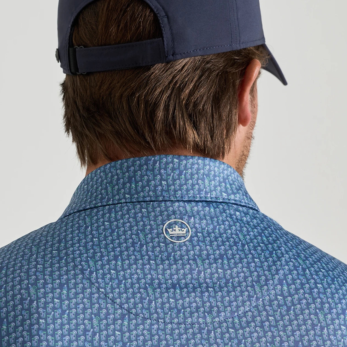 Peter Millar Keeneland Men's Bloody Mary Bar Polo