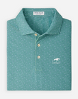 Peter Millar Keeneland Men's Dirty Martini Mesh Polo