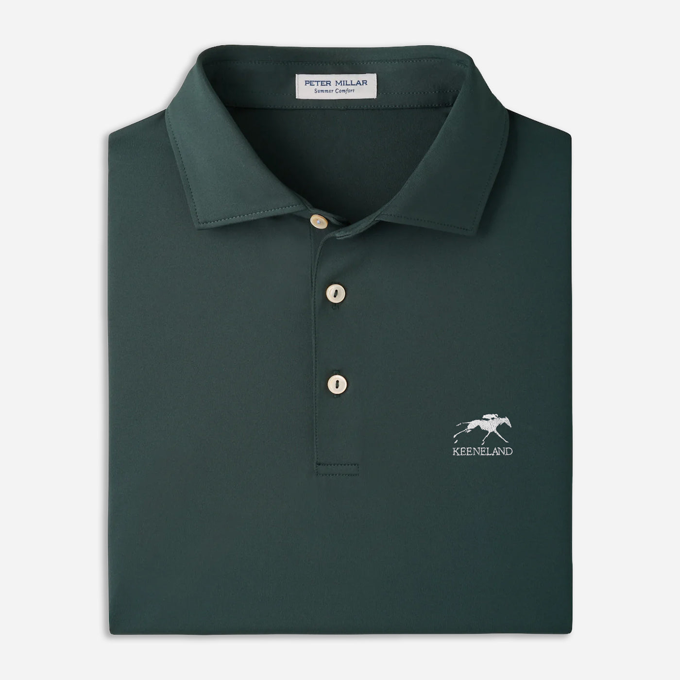 Peter Millar Keeneland Men's Solid Polo