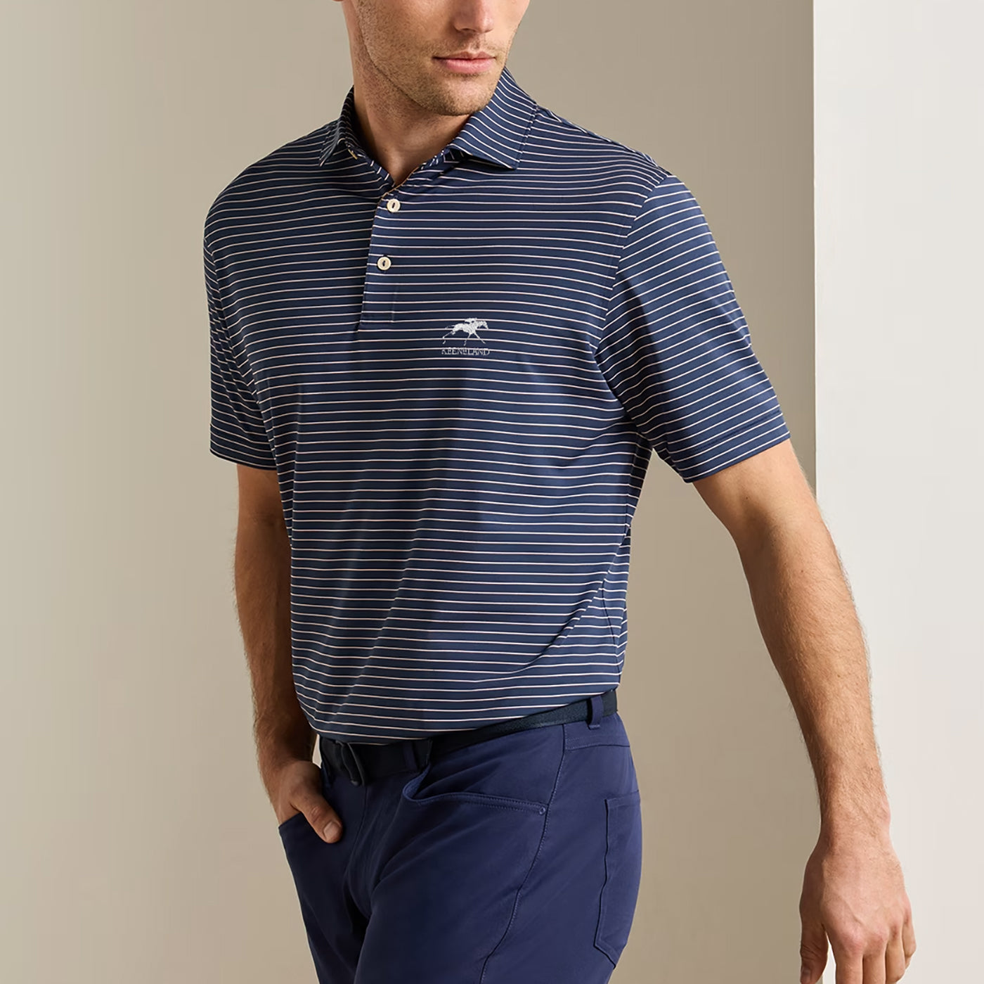 Peter Millar Keeneland Men's Oaks Polo