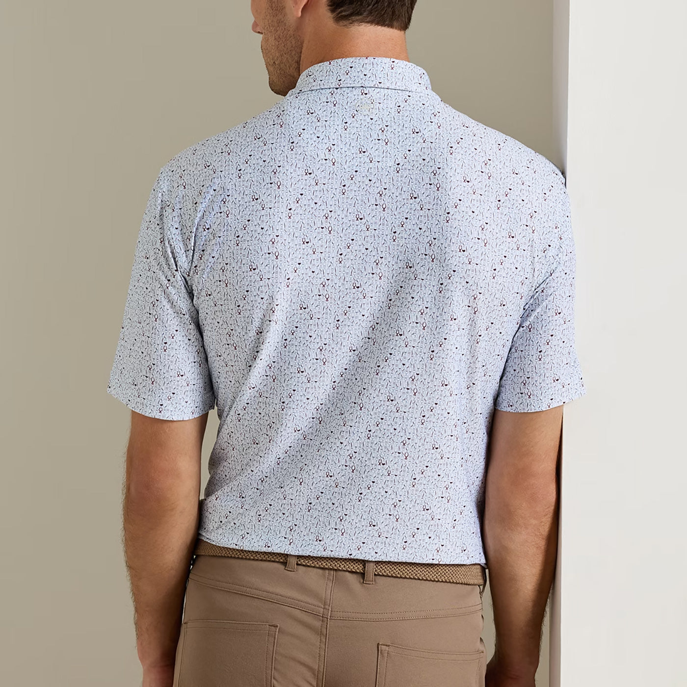 Peter Millar Keeneland Men's Glassware Polo