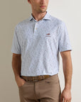 Peter Millar Keeneland Men's Glassware Polo