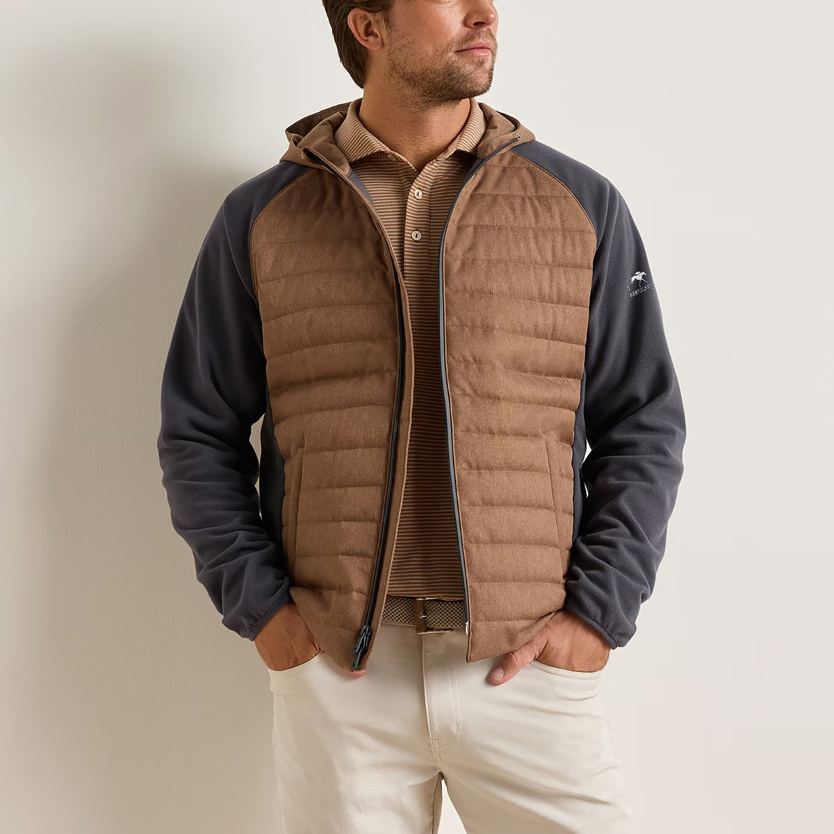 Peter Millar Keeneland Men's Park Hybrid Hoodie Jacket