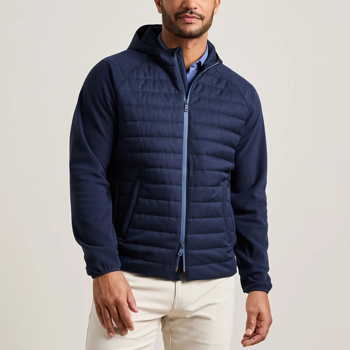 Peter Millar Keeneland Men's Park Hybrid Hoodie Jacket