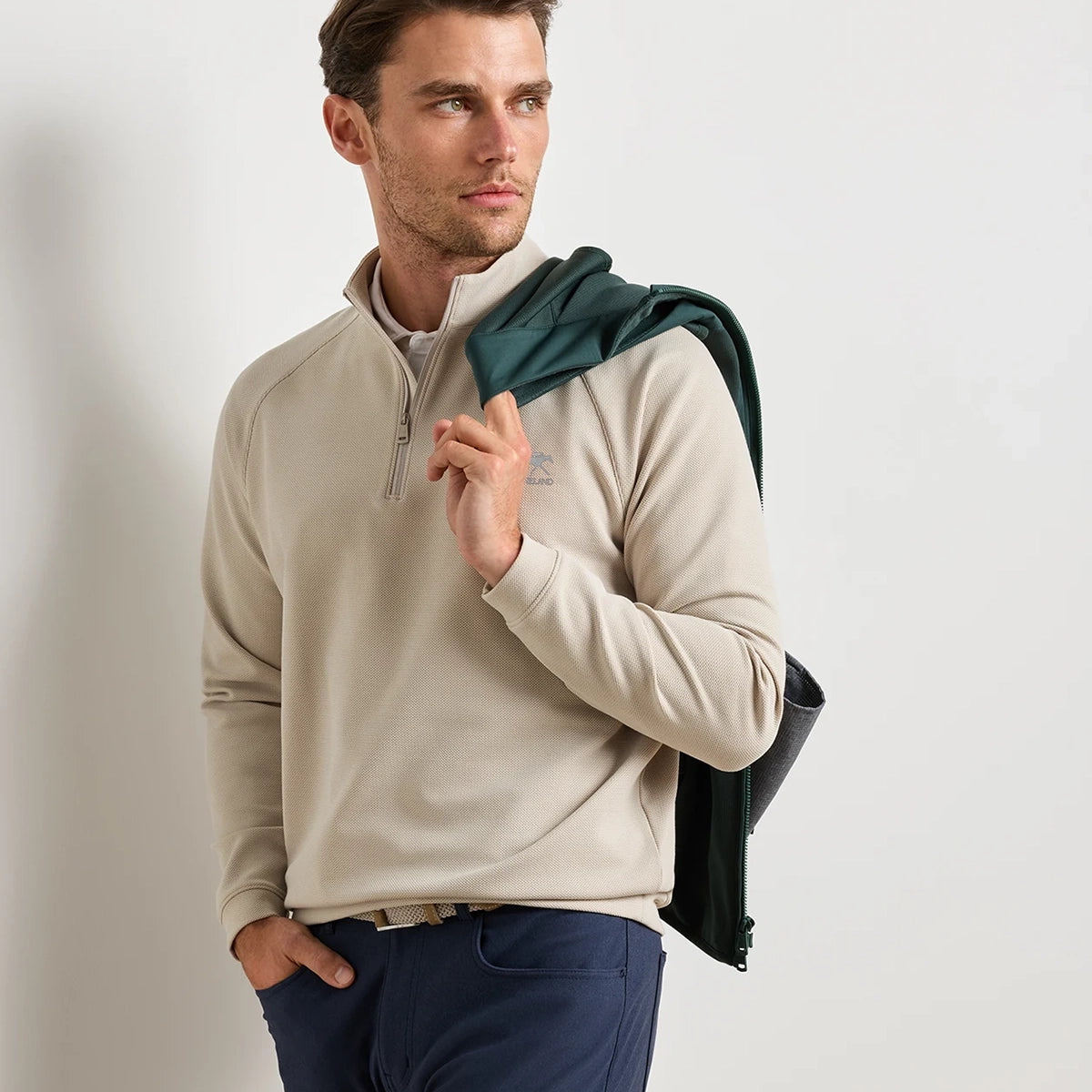 Peter Millar Keeneland Men's Cradle Pique 1/4 Zip