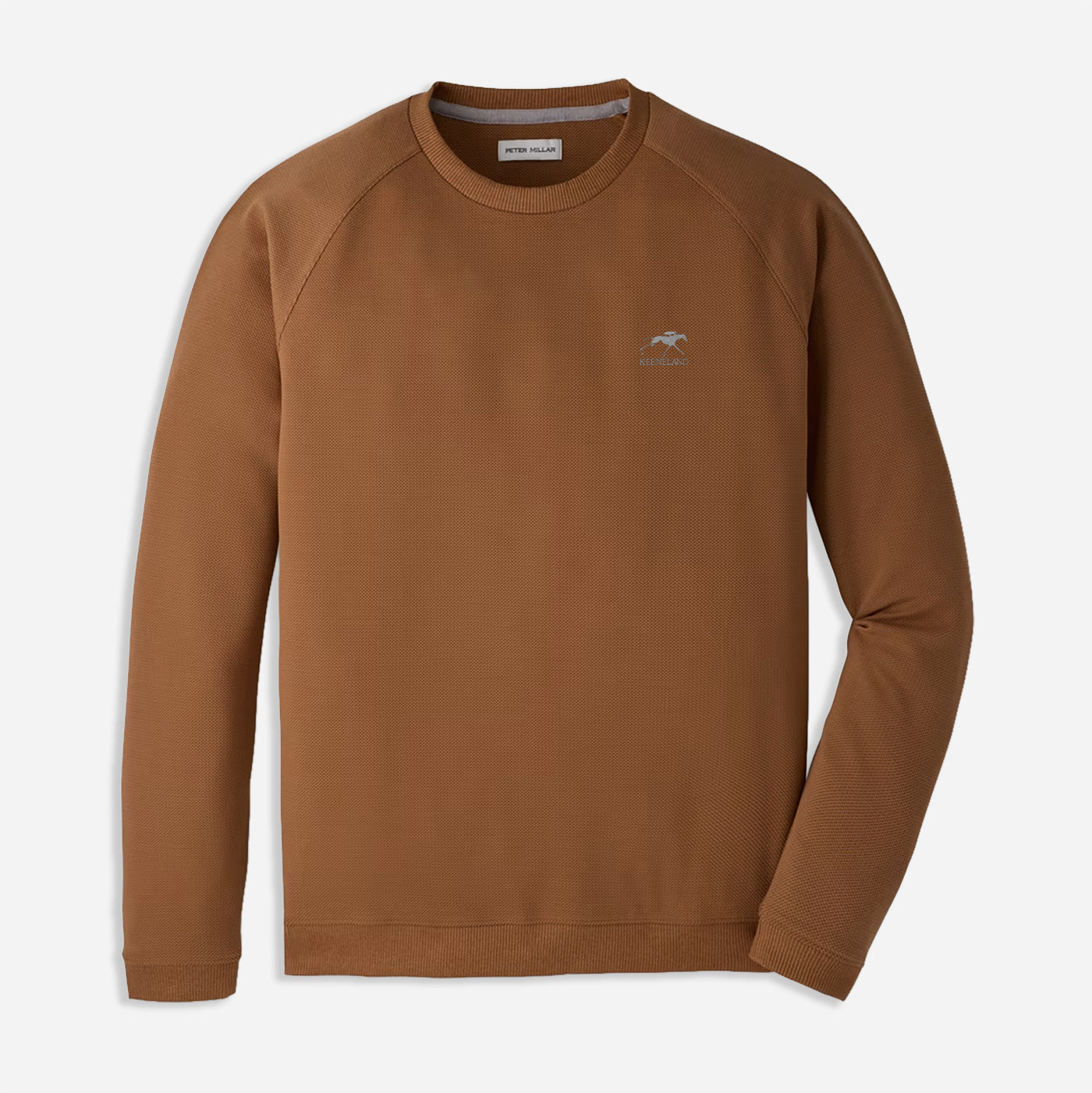 Peter Millar Keeneland Men's Cradle Pique Crewneck