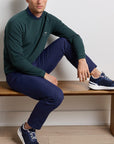 Peter Millar Keeneland Men's Cradle Pique Crewneck