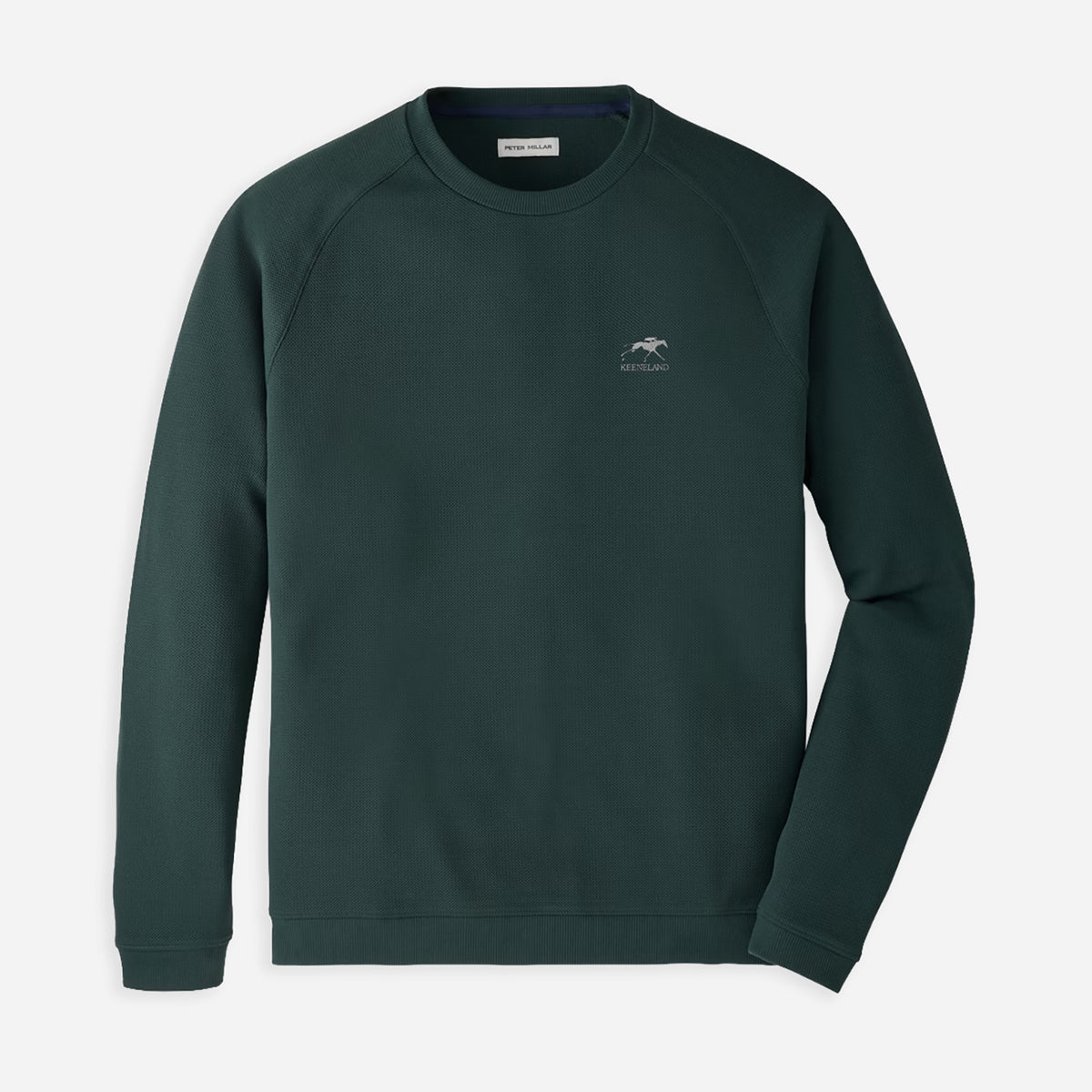 Peter Millar Keeneland Men's Cradle Pique Crewneck