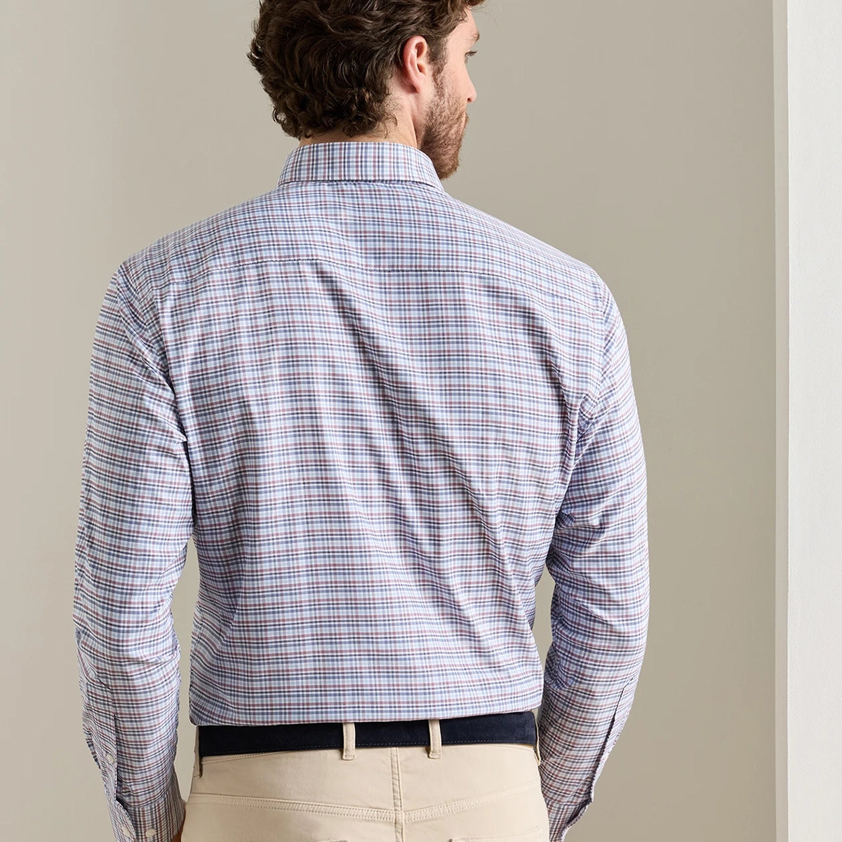 Peter Millar Keeneland Men's Wayne Twill Sport Shirt