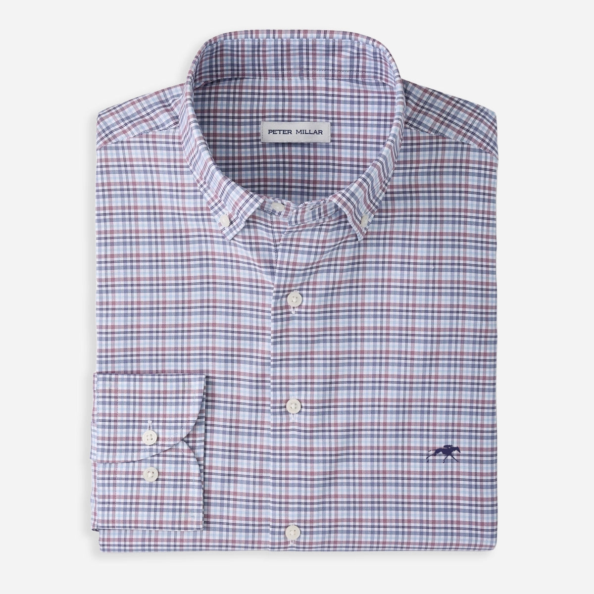 Peter Millar Keeneland Men's Wayne Twill Sport Shirt