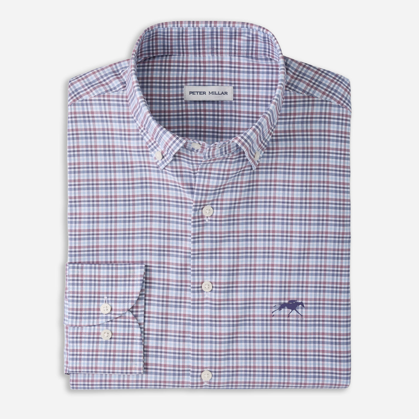 Peter Millar Keeneland Men's Wayne Twill Sport Shirt