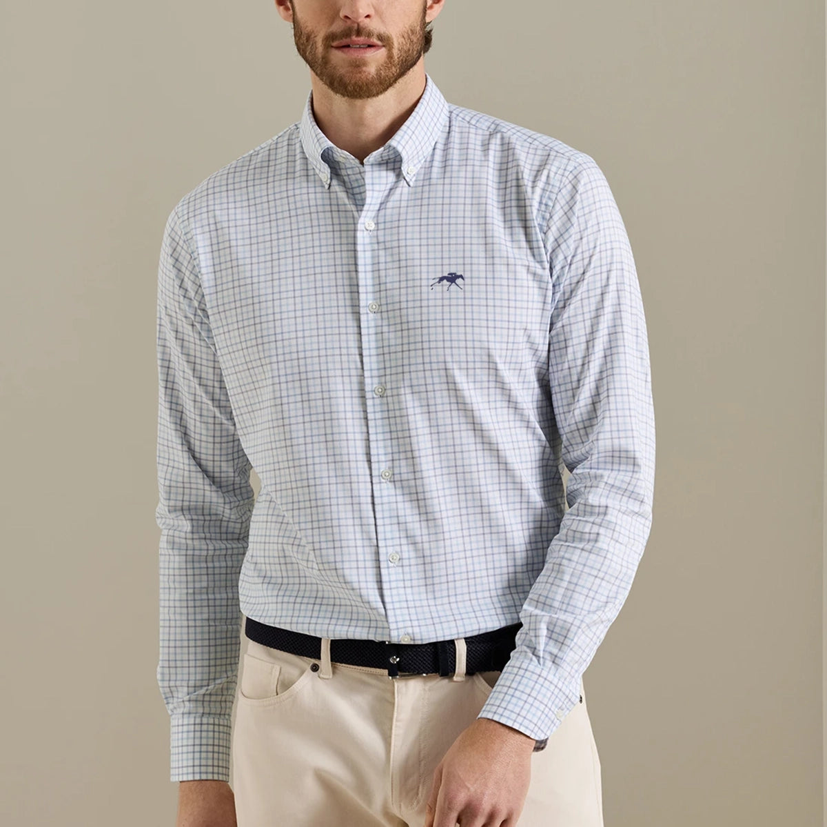 Peter Millar Keeneland Men's Bruce Crown Lite Sport Shirt