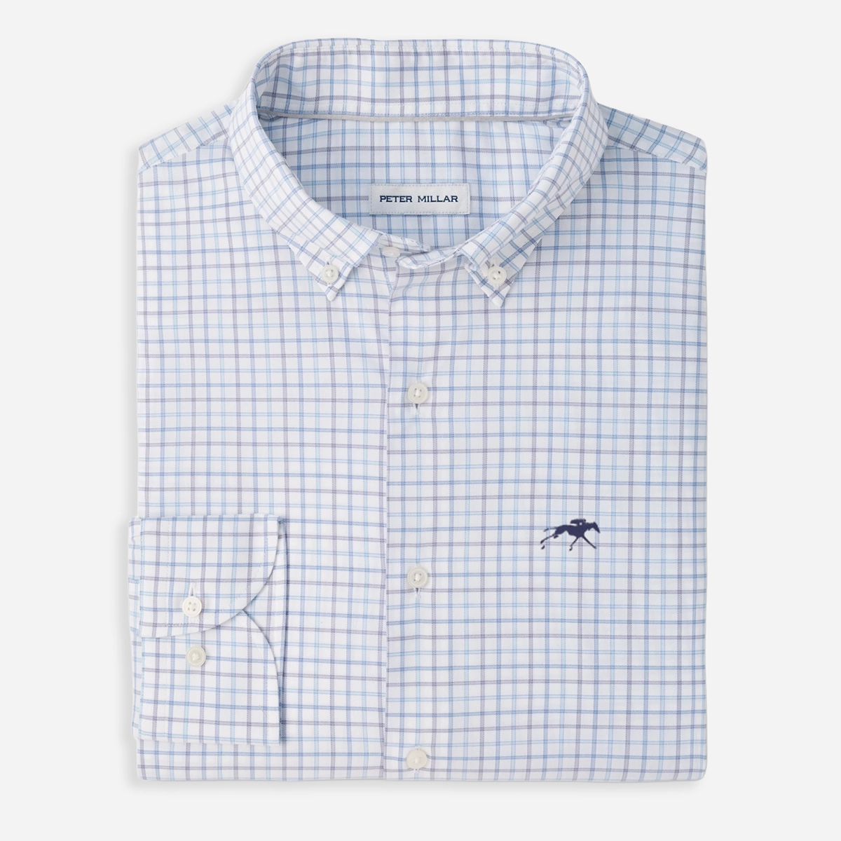 Peter Millar Keeneland Men's Bruce Crown Lite Sport Shirt