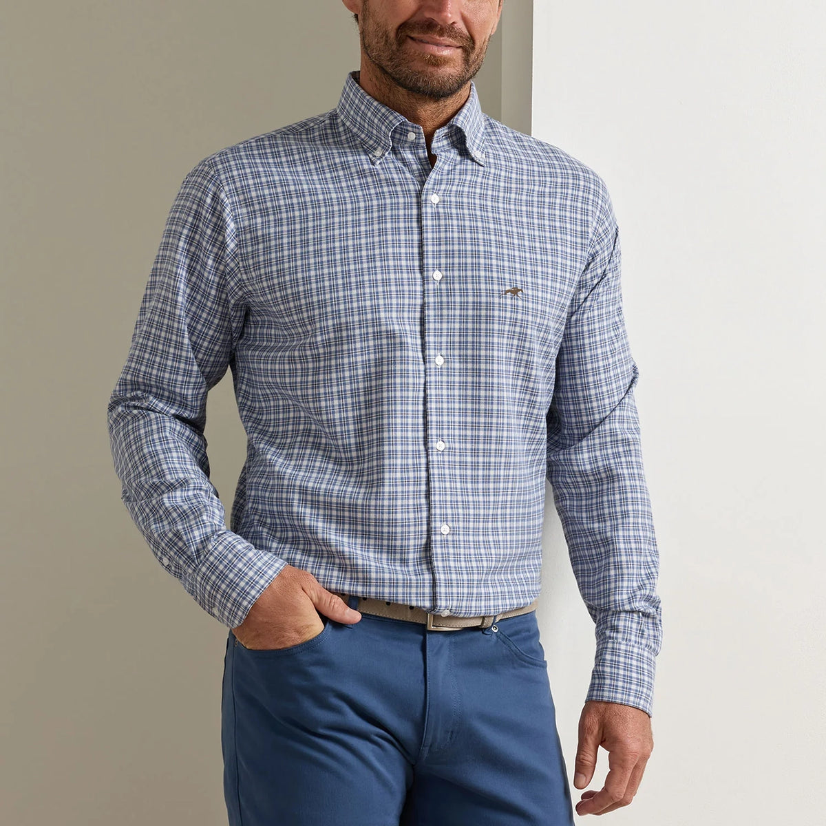Peter Millar Keeneland Men's Oliver Flannel Shirt