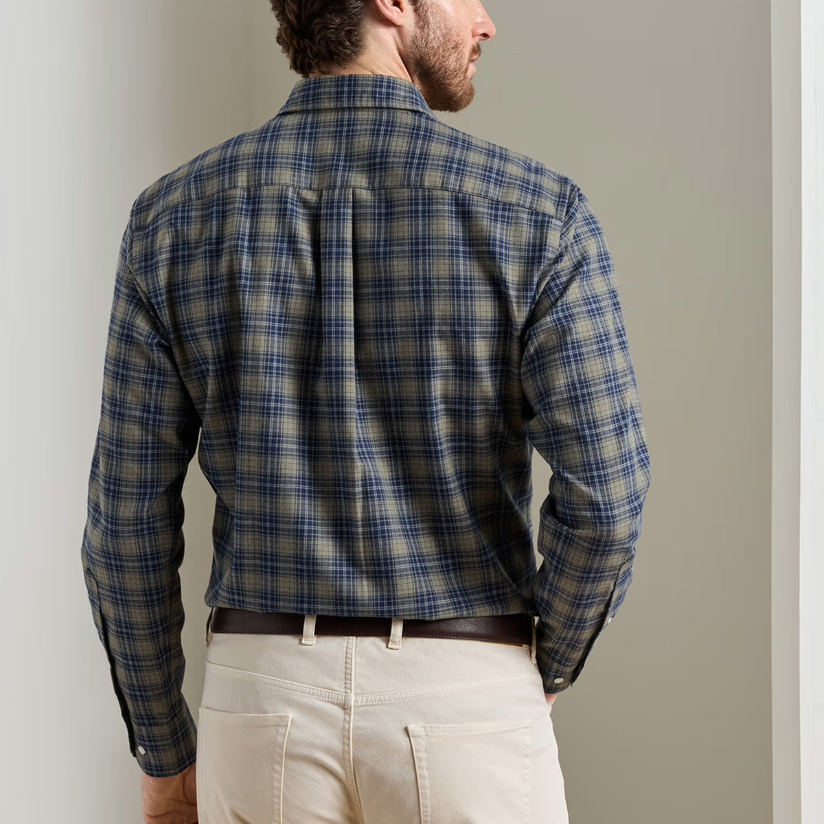 Peter Millar Keeneland Men's Dean Flannel Shirt