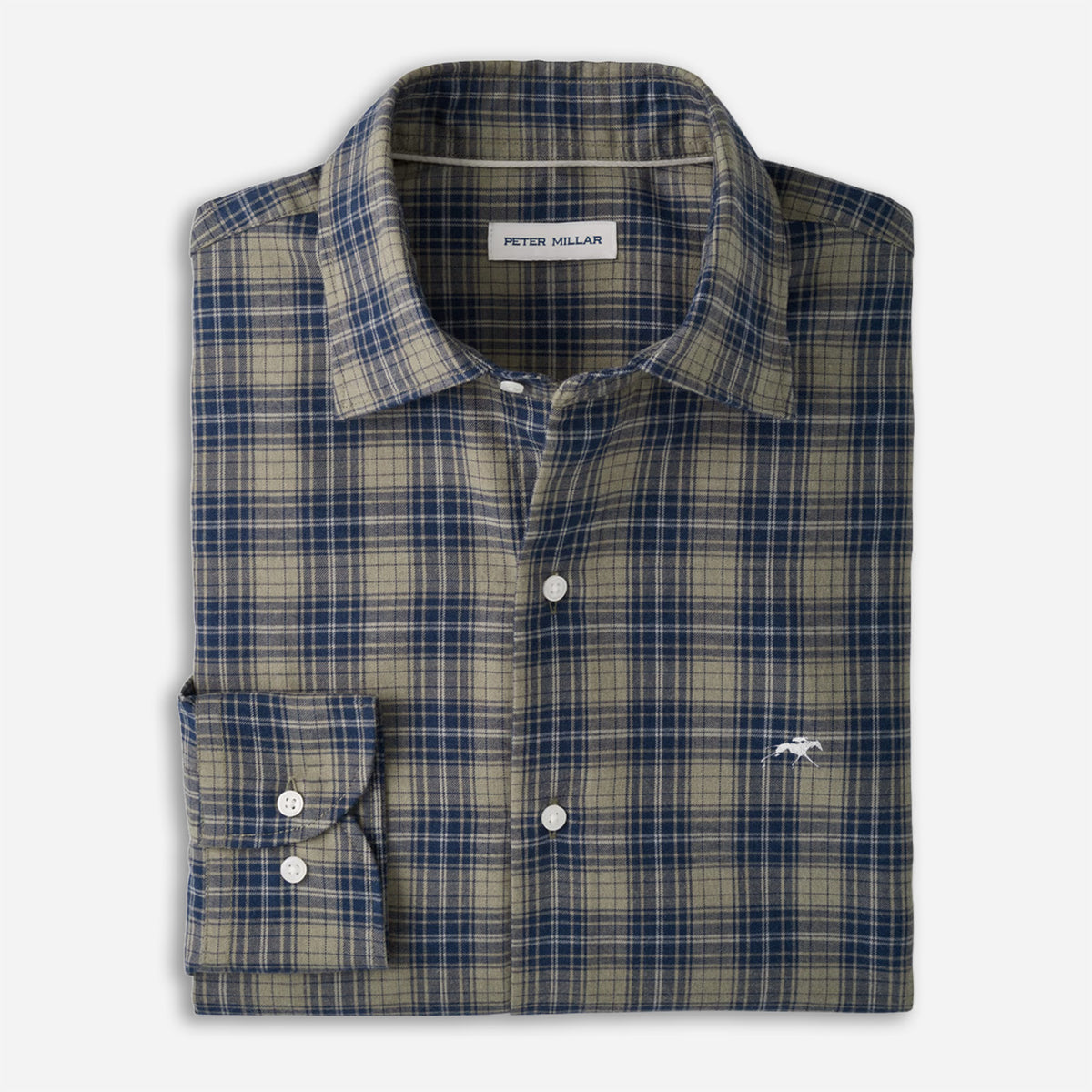 Peter Millar Keeneland Men's Dean Flannel Shirt