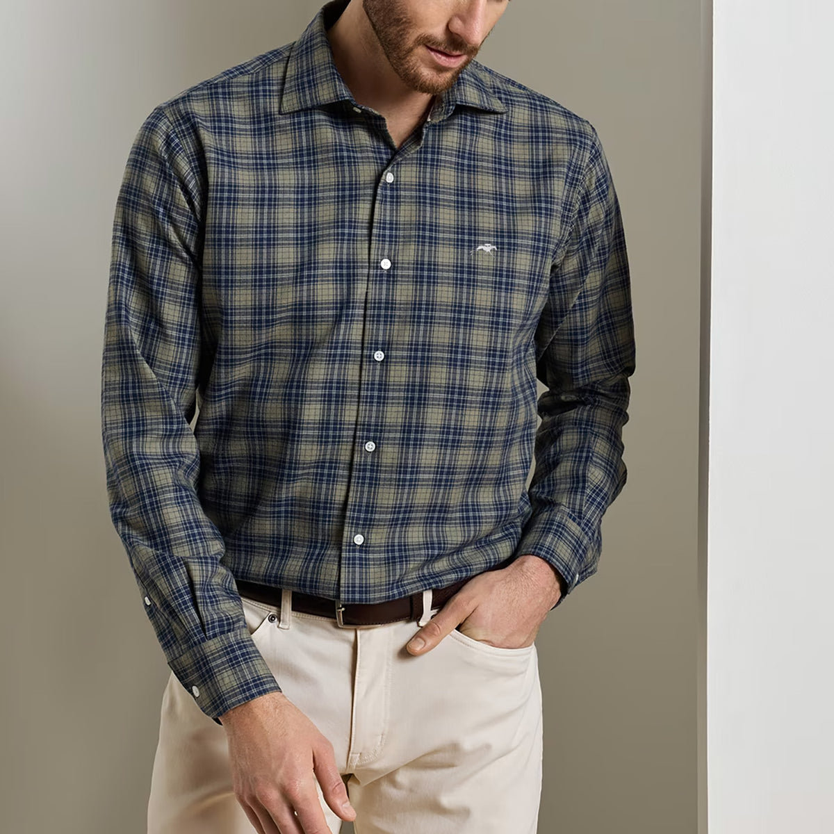 Peter Millar Keeneland Men's Dean Flannel Shirt