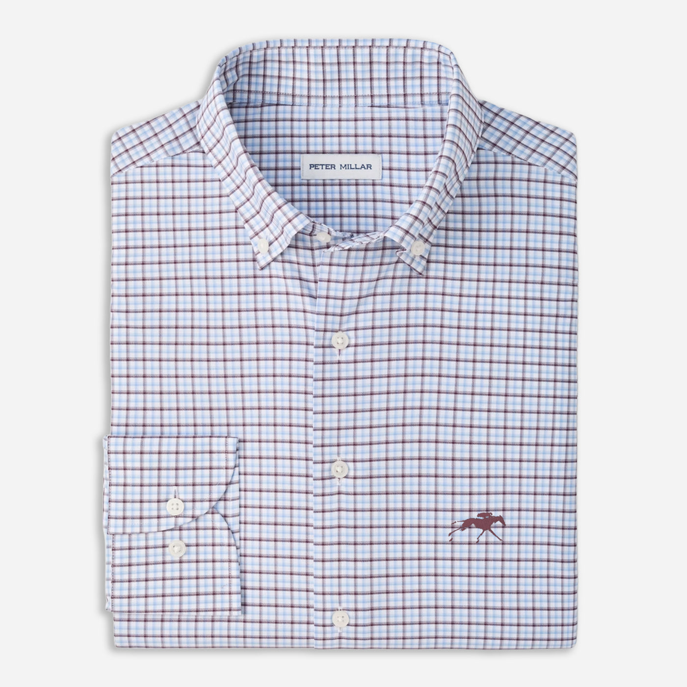 Peter Millar Keeneland Men's Axel Twill Sport Shirt