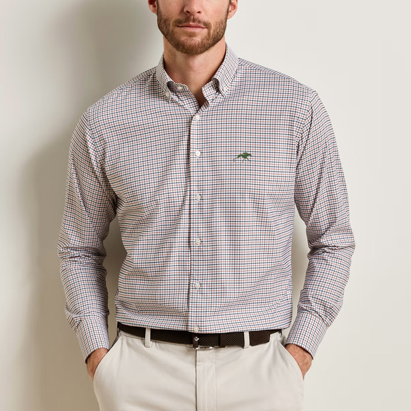 Peter Millar Keeneland Men's Axel Twill Sport Shirt